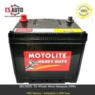 Century 55D23L Motolite Car Battery MF for Proton Preve, Toyota Camry, Vellfire and Mazda Ipoh area