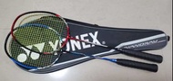 New YY Nanoray 7000i Badminton Racket x2 w/cover 全新YY羽毛球拍一對連套