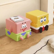 Cute Cartoon Shoe Bench Patrick Star SpongeBob Shoe Changing Bench Dopamine Creative Entryway Home U