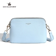 {asfrdt} David Jones Paris women crossbody bag pu leather female handbag small lady shoulder bag