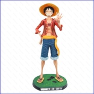 Comic One Piece Monkey D Luffy Action Figure Smiling face Model Dolls Toys For Kids Gifts Collections Ornament