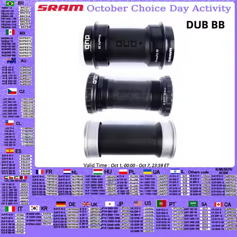 SRAM DUB BSA PF30 BB92 BB30 Mountain Bike Bicycle BSA BB For Sram GX NX SX Crankset 68/73mm 89.5mm 9