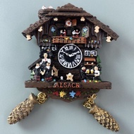 French Wine Country Alsace Travel Commemoration Creative Three-dimensional Residential Cuckoo Clock 