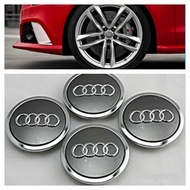 [OUS] ฝาครอบดุมศูนย์ล้อรถ69มม. 4ชิ้น/ล็อต,ฝาครอบดุมล้อ S5 A3 A4 A5 A6 A7 A8 Q5 R8 S4 S6 TT ขอบล้อฝาป