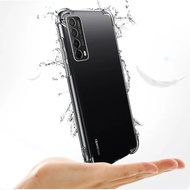 For Huawei Y7a Case  Clear Flexible Clear Liquid Silicone Back Cover
