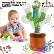【Ready stock】 Dancing Doll Plush Toy Musical Dancing Doll Singing Cactus Doll Toy for Kids and Adults Rechargeable Plush Doll Fun Dancing and Talking Features Perfect Gift for