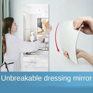 Unbreakable Mirror 30cmx30cm Arcylic Mirror Wall Decor/cermin sticker Hiasan Dinding