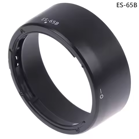 ES65B Camera Lens Hood ES-65B Sun Shade Cover For Canon EOS R RP R5 R6 With RF 50mm F1.8 STM 43mm Di