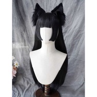 Second Princess Cut Natural Black Long Hair Black Cat Universal K Daily Styling S Wig 97