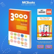 Sách - 3000 Từ vựng tiếng hàn theo chủ đề - Làm chủ từ vựng tiếng Hàn sau 3 tháng - McBooks