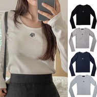 RRR muahmuah FOR WOMEN SLIM FIT LOGO CARDIGAN 4COLORS