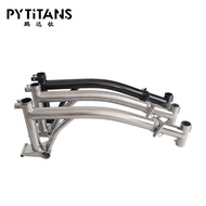 Factory direct sale GR9 Titanium Brompton Folding Bicycle Frame In Stock for Sale best price