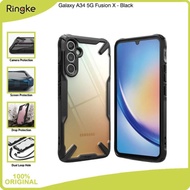 Ringke Samsung A34 5G Fusion X Black Casing Military Drop Slim Armor