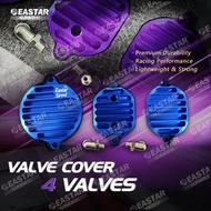 ฝาครอบวาล์ว 4วาล์ว Wave125 งานตัวไหม่งานหนาลาย สีแดง/เงิน/น้ำเงิน ฝาครอบระบายแต่ง เวฟ125 4วาล์ว