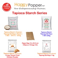 Happypopper Tapioca Starch Coarse 333/Rose Brand Tepung Ayam Gunting Tepung Ubi Kayu Kasar 1 & 20Kg 