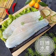 【巨博水產】極鮮去刺鯰魚片 1KG/包/5片 鯰魚片 巴沙魚 多利魚 水產 魚片 海鮮