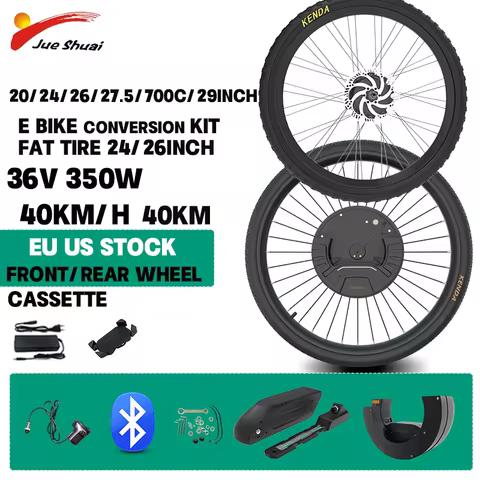 E-Bike Conversion Kit with 36V 10.47.2AH Battery Electric Bicycle Kit iMotor 3.0 All in One Wireless
