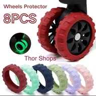 Silicone rubber wheel protector rubber Luggage wheel protector