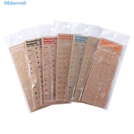 DARNELL Keyboard Letter Sticker Transparent Russian Film For PC Hebrew Korean Laptop Accessories Lan