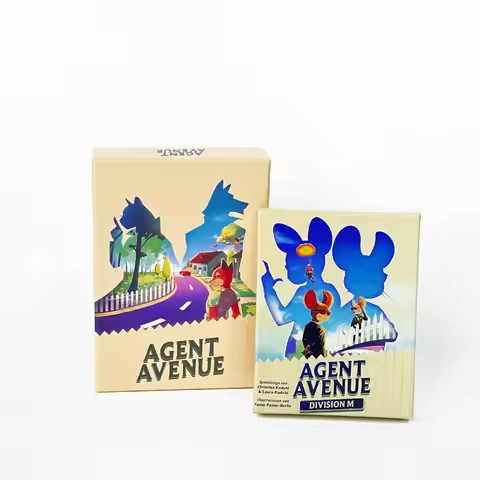 Family Party Tabletop Game, Agent Avenue Expansion:Division M, Classic Strategy Card Game for Adult 