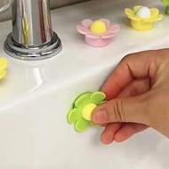 1/3pcs Silicone Sink Overflow Hole Plug - Flower Shaped Overflow Stopper, Durable And Easy To Instal