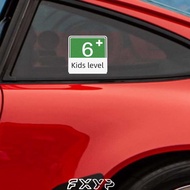 sticker book sticker cute FXYP Limited Level Trunk Waterproof Reflective Sticker Window