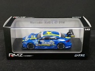 【米舖TOY】 全新 RMZ 1比43 1:43 1/43 Mercedes Benz AMG C63 DTM Euronics 藍色 模型 車仔