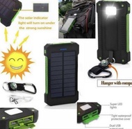 Solar Power Bank Portable Charger Solar Battery Pack 太陽能行動電源便攜式充電器太陽能電池組（綠色）