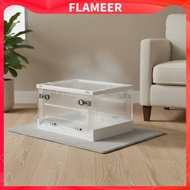 [FlameerMY] Oxygen Chamber Pet Treatment Cage Foldable Ventilated Mist Box Lightweight Animal Recove
