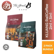 Combo:Original Kluang Rail Coffee, 2in1 Coffee and 3in1 Coffee