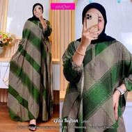 Efita Kaftan Unique Jumbo Busui Resleting Depan Kain Rayon Premium Tebal