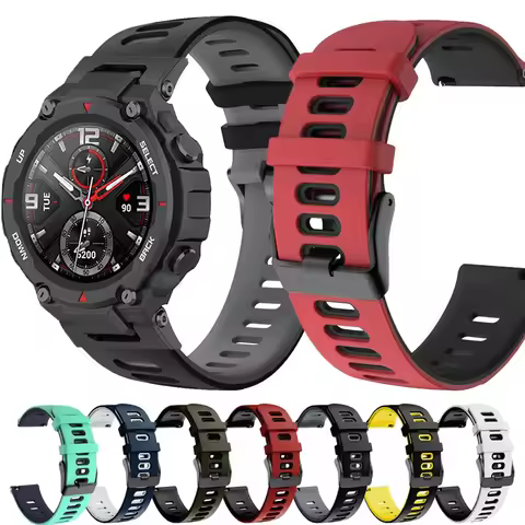 Soft Silicone Strap For Huami Amazfit T-Rex Smart Watch Band Sports Bracelet For Xiaomi Amazfit T-Re