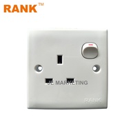 RANK SINGLE SWITCH SOCKET OUTLET 13A A31-13S