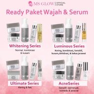 Ms Glow Face Package Whitening Acne Ultimate Luminous Series free bonus pouch Original A1