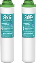 AQUACREST FQK2J Under Sink Water Filter, Replacement for GE FQK2J, 1320 Gallons Dual Flow Drinking W