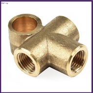 【BET】3 WAY Tee Piece Brake Clutch T 3/16 ' Pipe Metric M10 Pipe Connector Female[my]