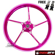 FREE HEAD TUBE ENKEI DYNOPRO SPORTRIM FG511 511 1.6/1.6 PINK 1 SET PNP Y15ZR Y16ZR PINK KILAT FREE K