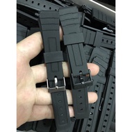 Plastic strap for Casio F94 watch, stainless steel buckle and plastic buckle