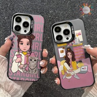 SOFTCASE CASING IMD MACARON CUSTOM CUTEGirl FOR A54 A71 A74 A78 A96 C25Y C30 C30S C31 6A 8 8A 9 Y21 