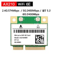 AX210 5374M WIFI 6E 5G Dual Band Gigabit Built-in Wireless Network Card AX210HMW