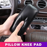 Leather Knee Pad for Car Interior Pillow Comfortable Elastic Cushion Memory Foam Universal Thigh Sup