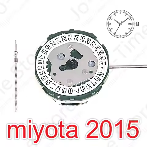 Miyota 2015 Quartz Movement Japan Movement Standard Movement With Date Display Small Women's Movemen