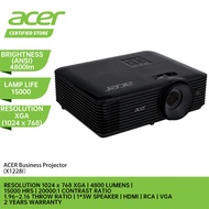 ACER X1228i XGA Business Projector - 1024x768 XGA/4800 ANSI/15000 Hours/1*3W SPR/HDMI/RCA/VGA/2Y
