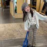 Ready Stock Children's Clothing 100, 130 Girls' Flared Pants 2603KA011 Girls' Trousers Children's Fl