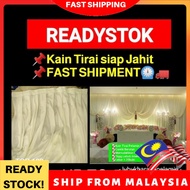 Kain Tirai backdrop/langsir pelamin/wedding decor/bunga/pelamin decoration/decoration/barang/festive