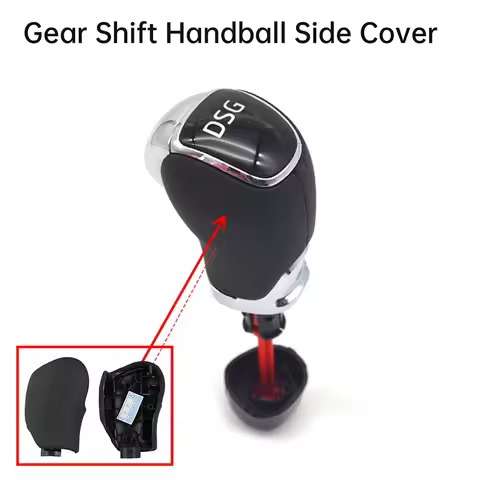 For DSG Gear Shift Handball PU Leather Side Cover Interior For Skoda Octavia Superb Fabia Yeti