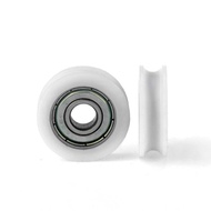 8*50*12mm M8*50*12mm M6*50*12mm M8 screw M6 thread U groove roller guide wheel, 50mm diameter, POM n