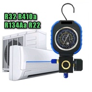 Manifold Gauge GAS METER R32 R410a R22 R134a Low Pressure Single Gauge Aircond