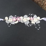 1PC Wedding Flower Headpieces for Girls Flower Girl Hair Accessories for Wedding Rhinestones Flower 