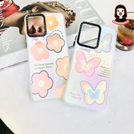 So Cool Butterfly and Flower Hologram Premium Printing case vivo y19s y29 4g 5gv30 Pro y71 y81 y03 y